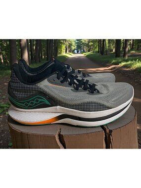 Saucony Endorphin Shift 2 Running Shoes Mens Size 12 Alloy Jade Colorway